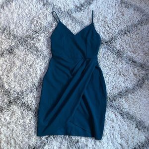 ❗️Host Pick❗️Lulus size medium teal bodycon dress